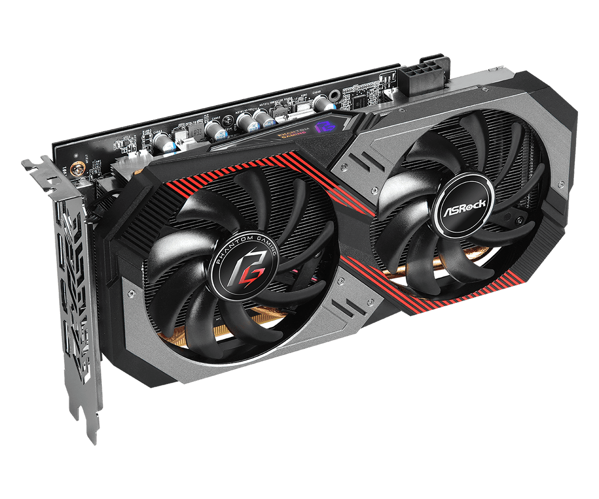 ASRock | AMD Radeon™ RX 5600 XT Phantom Gaming D2 6G OC